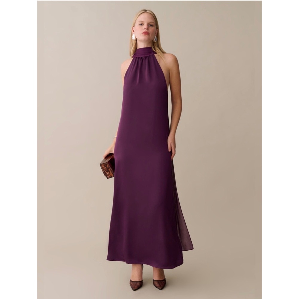 NWT Few Moda Aleesia Dress in Grape / Size XL / Still in Manufacturer Bag